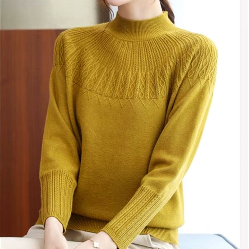 Freya High-Neck Knit Sweater