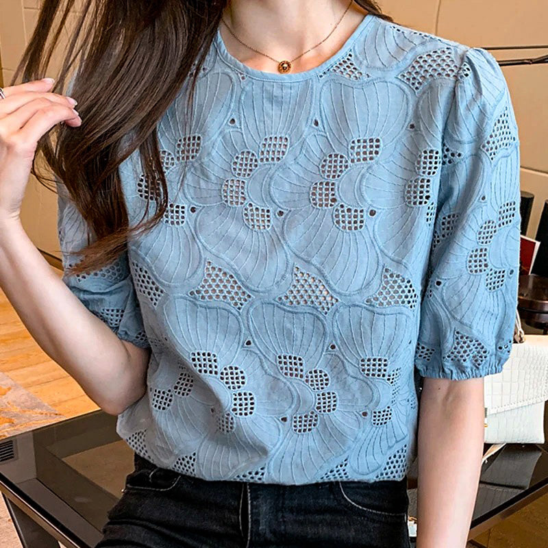 BreezeCut Blouse