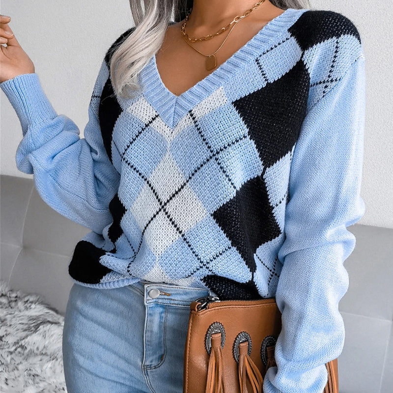 Harriet V-Neck Knit Jumper
