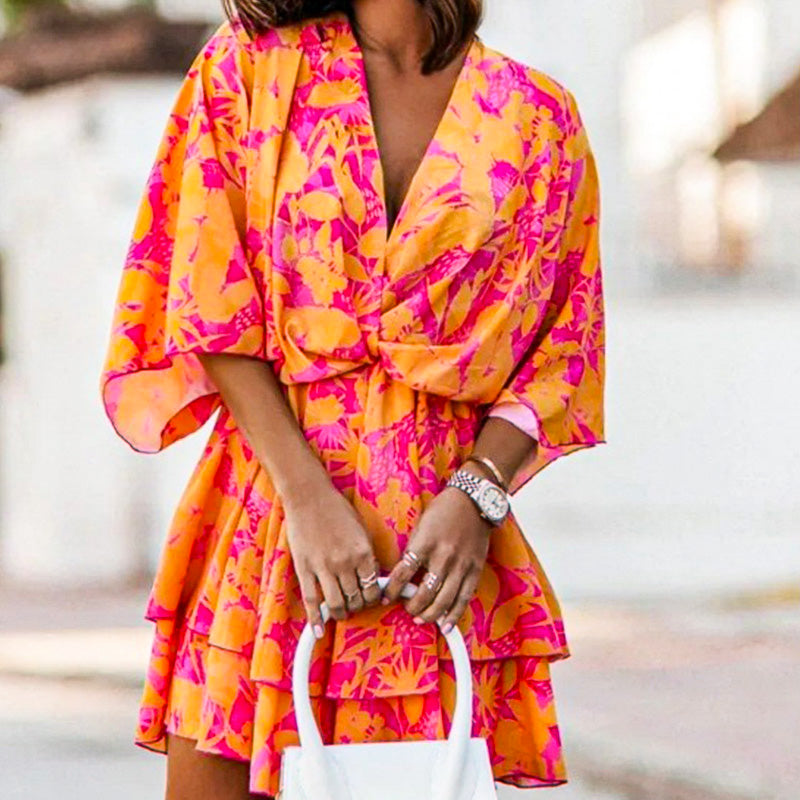 Island Twist Mini Dress