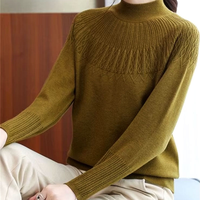 Freya High-Neck Knit Sweater