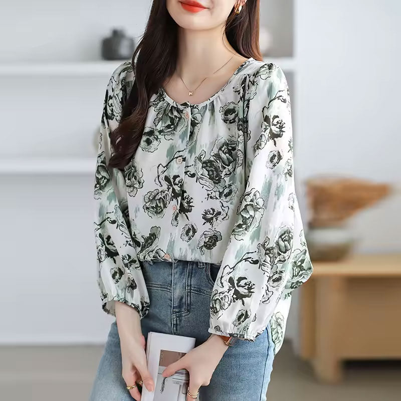 Zoe Floral Flowy Blouse