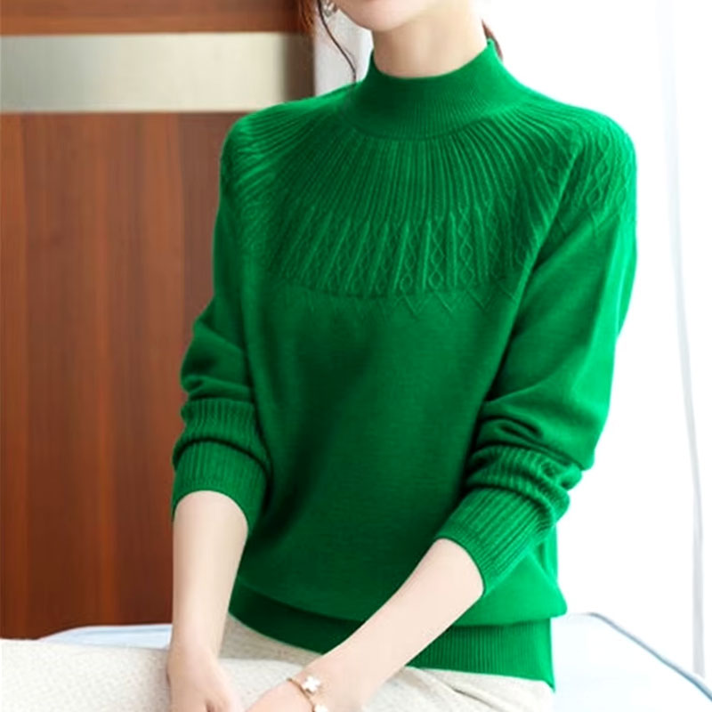 Freya High-Neck Knit Sweater