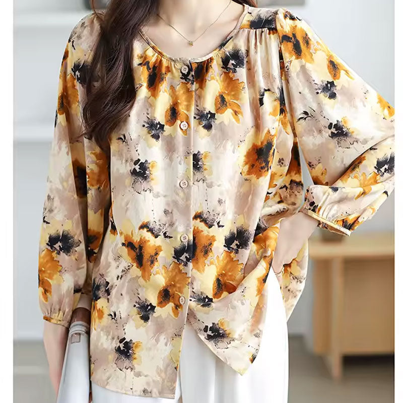 Emily Floral Print Blouse
