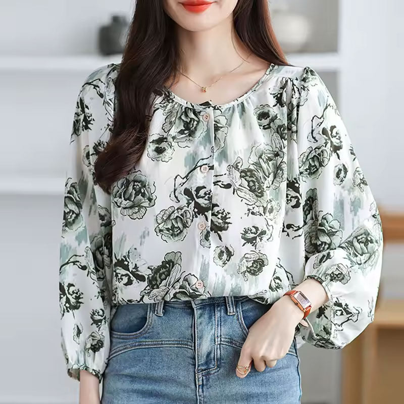 Zoe Floral Flowy Blouse
