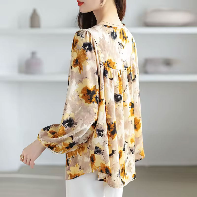 Emily Floral Print Blouse