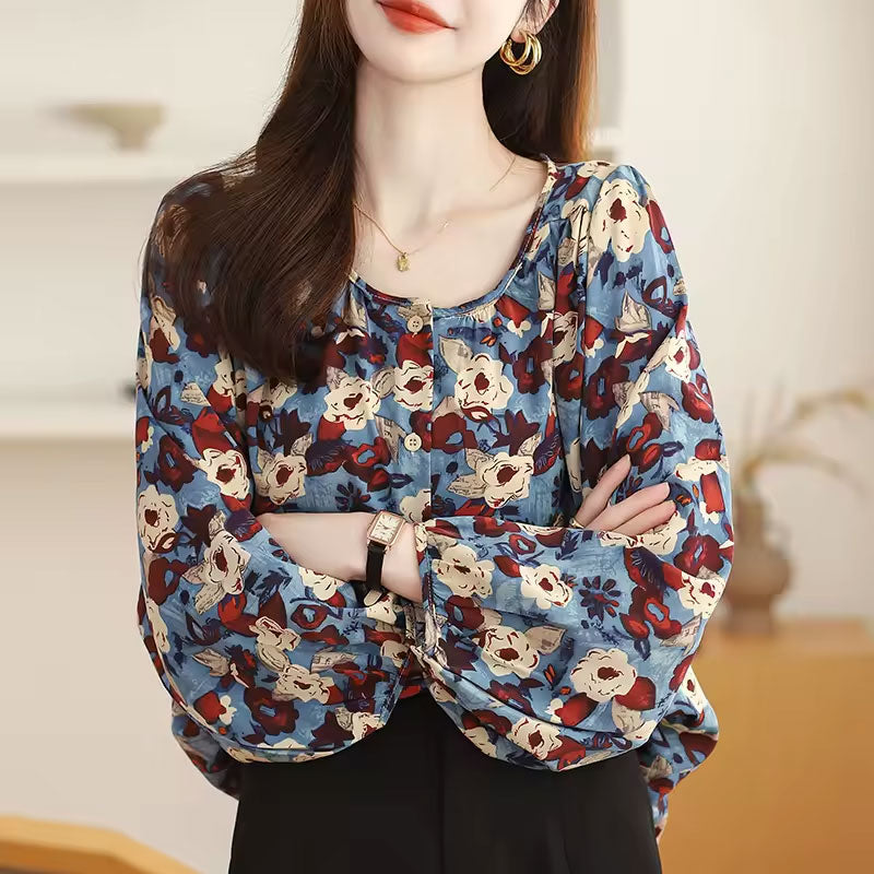 Zoe Floral Flowy Blouse