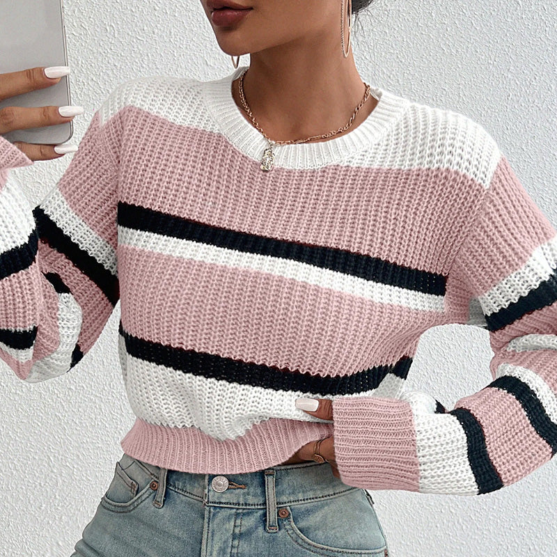 Amelia Stripe Knit Jumper