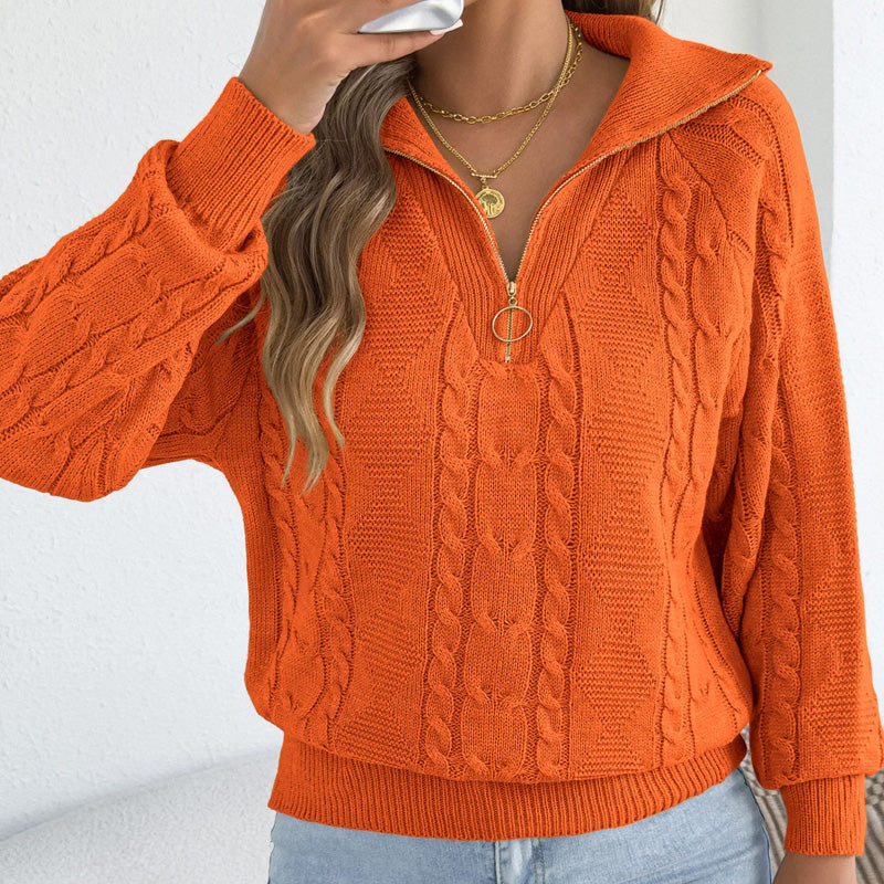 Elsie Knit Half-Zip Pullover