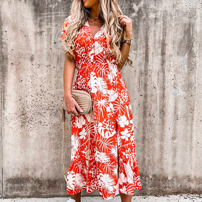 Meadow Bloom Midi Dress