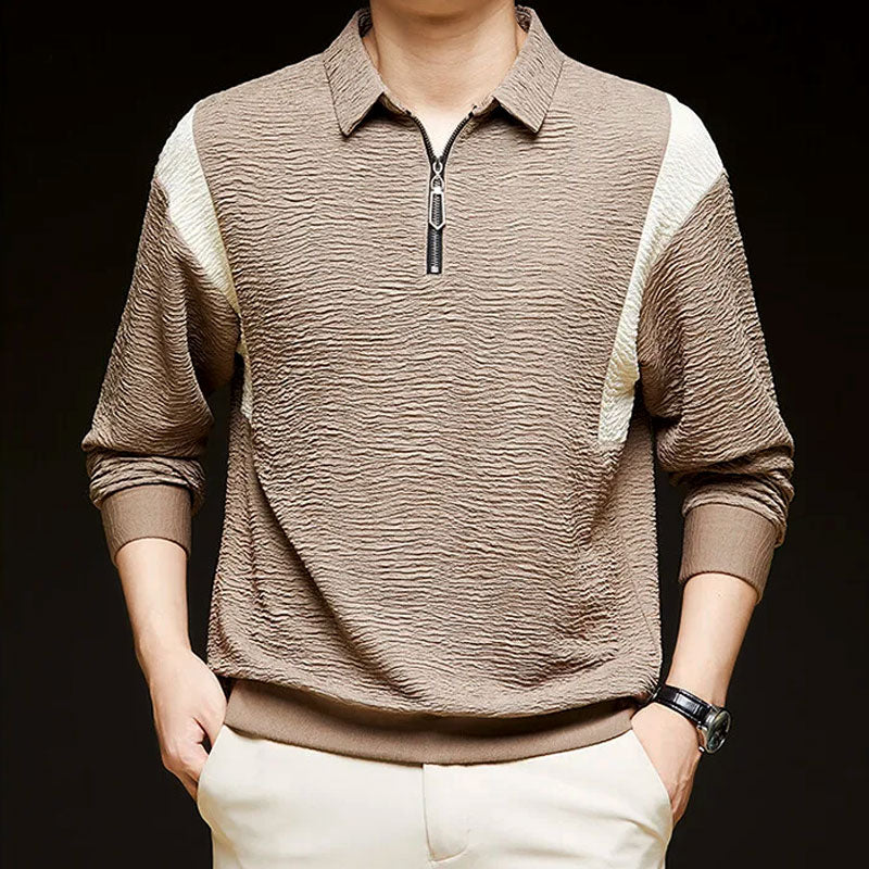 ANDREWS LONG SLEEVE POLO SHIRT