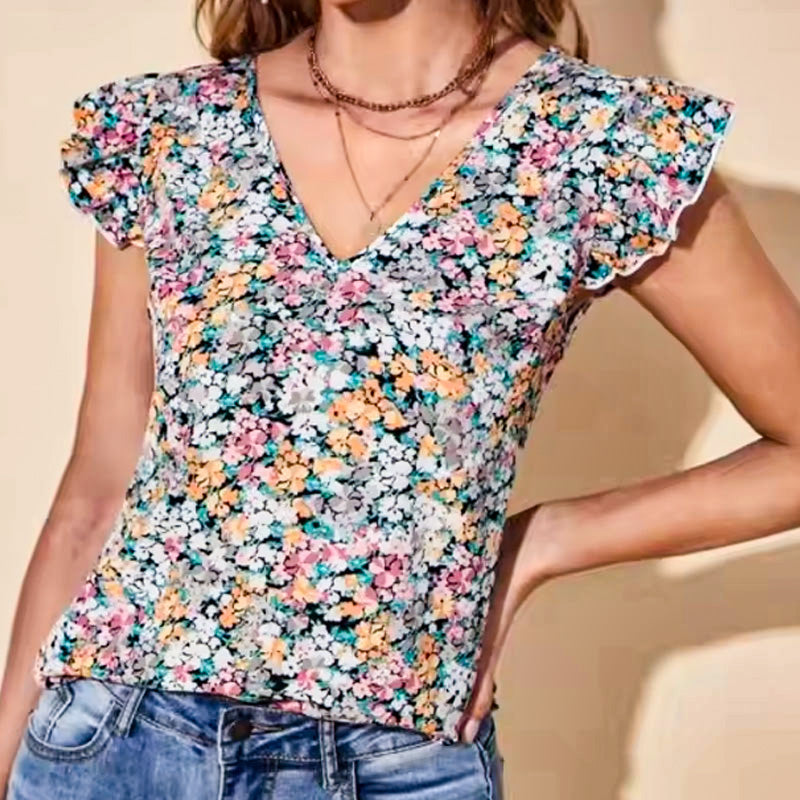 Evelyn Ruffle Blouse