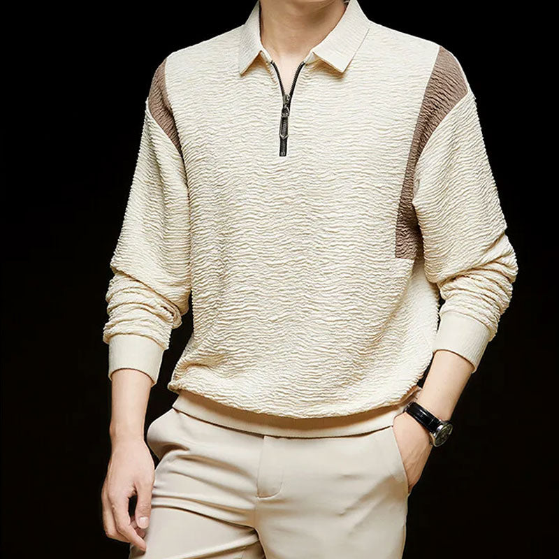 ANDREWS LONG SLEEVE POLO SHIRT