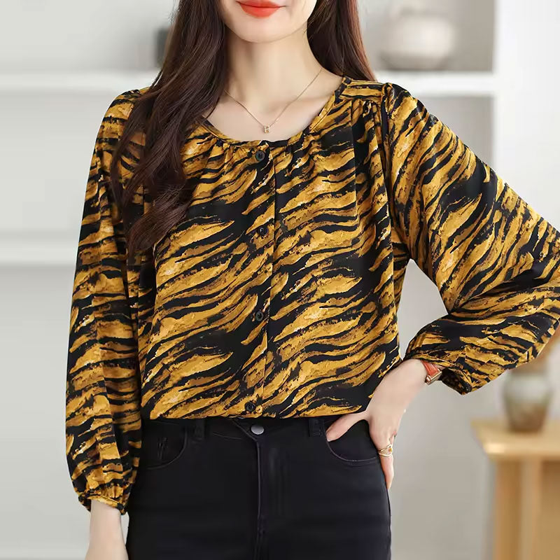 Freya Striped Print Blouse