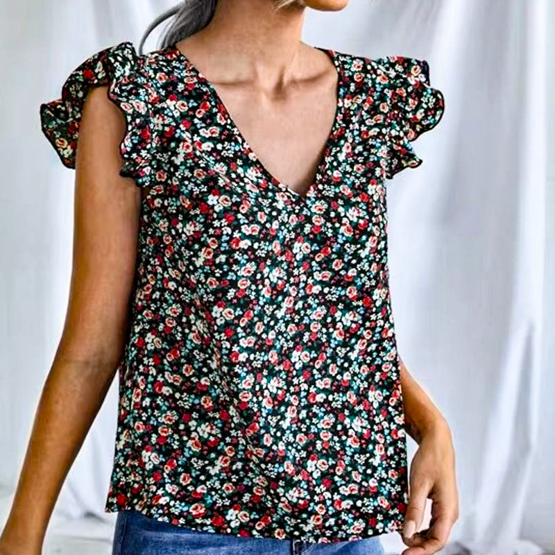 Evelyn Ruffle Blouse