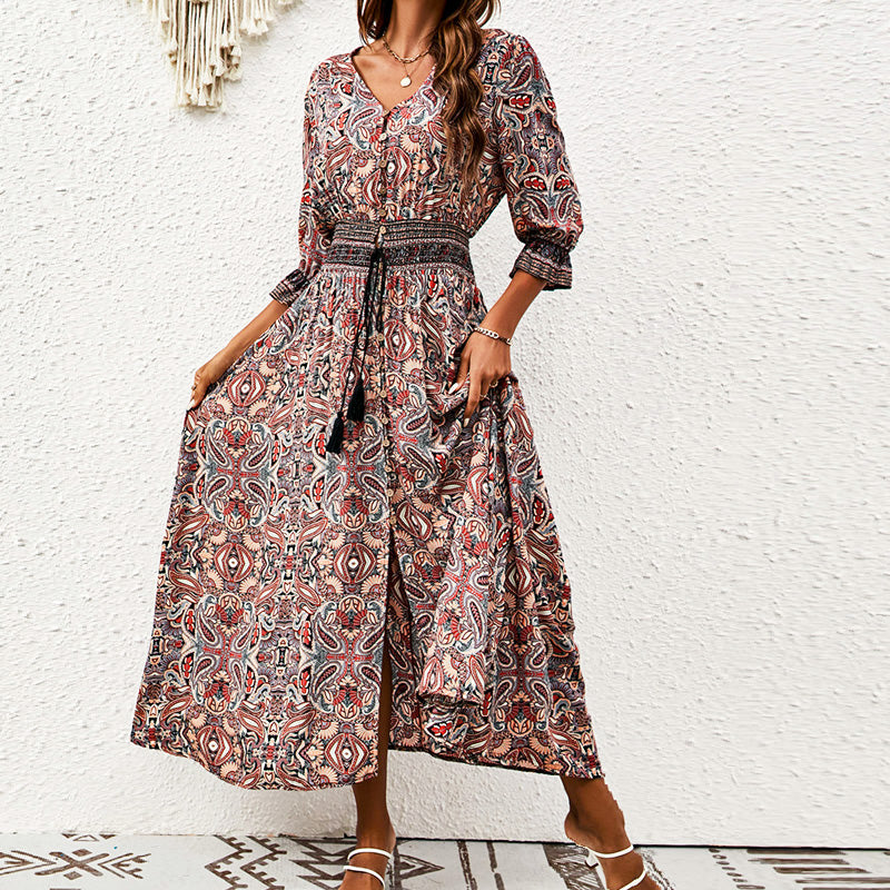 Sandstone Breeze Maxi Dress