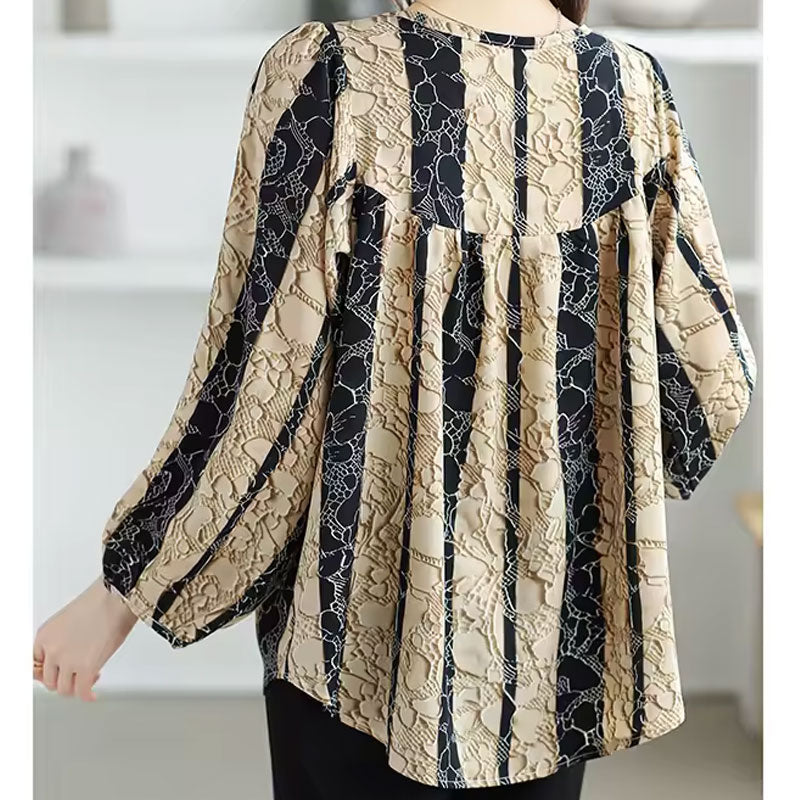 Freya Striped Print Blouse