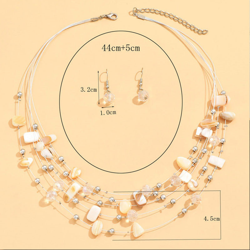 Cascade Layered Gem Set