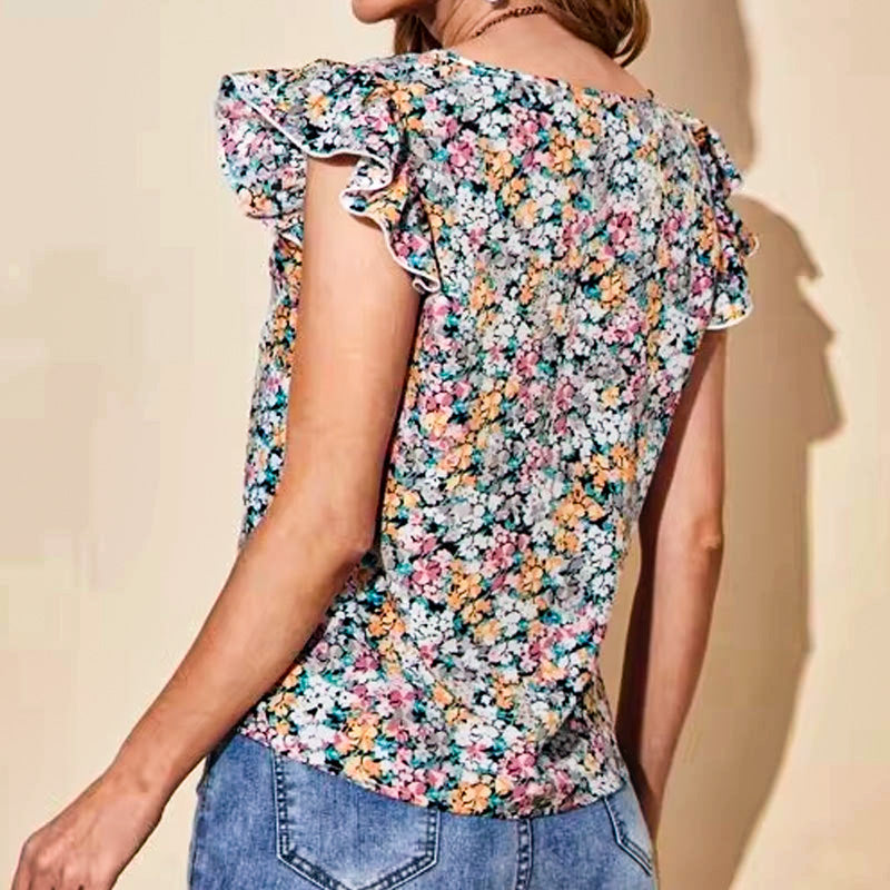 Evelyn Ruffle Blouse