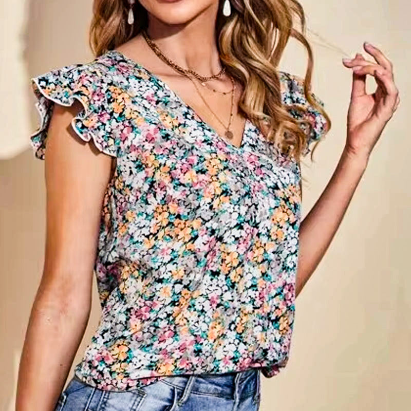 Evelyn Ruffle Blouse