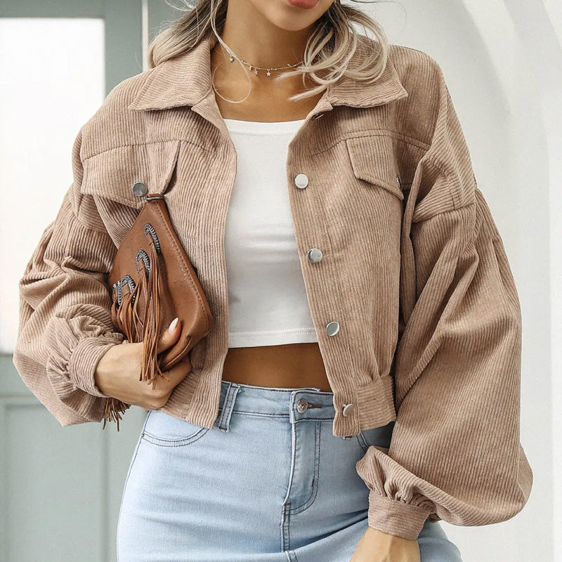Corduroy Crop Jacket