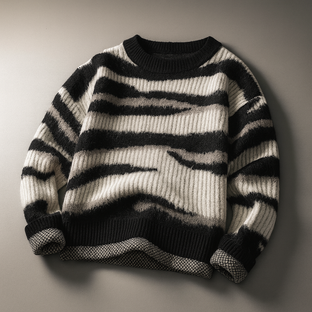 Varsity Knit Sweater