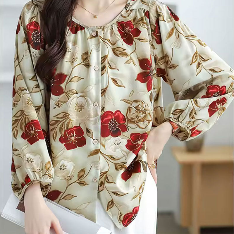 Emily Floral Print Blouse