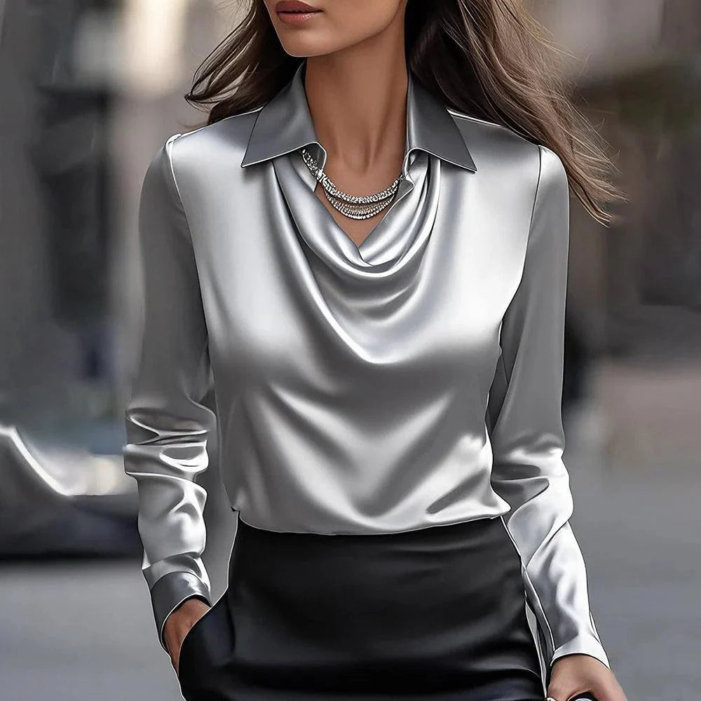 Sophie Satin Blouse
