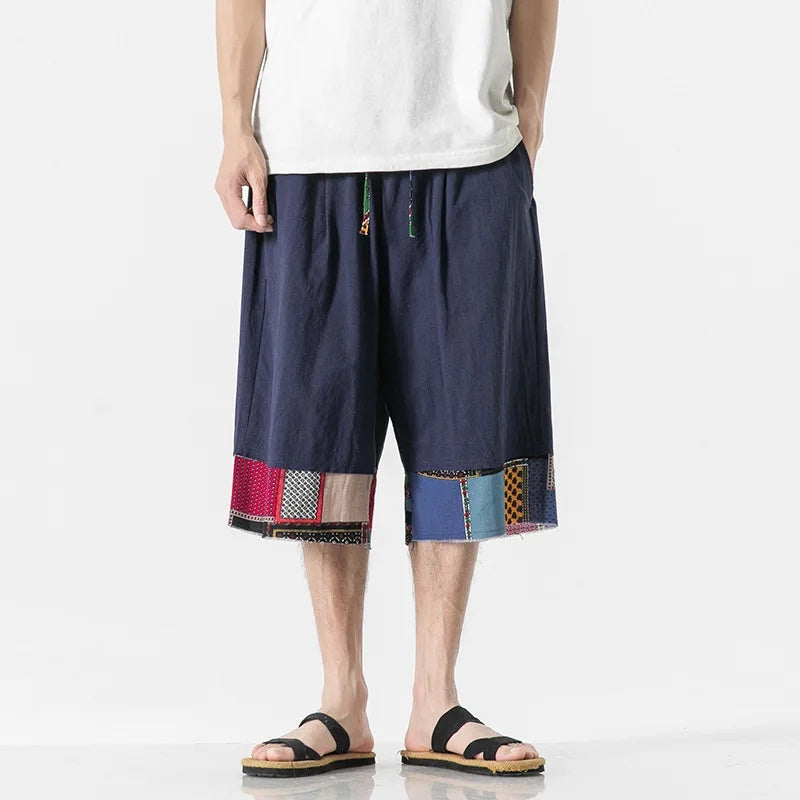 Bravlen Patchwork Shorts