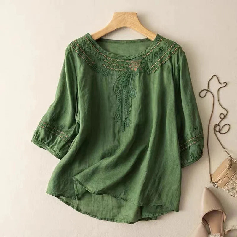 Aurora Linen Blouse