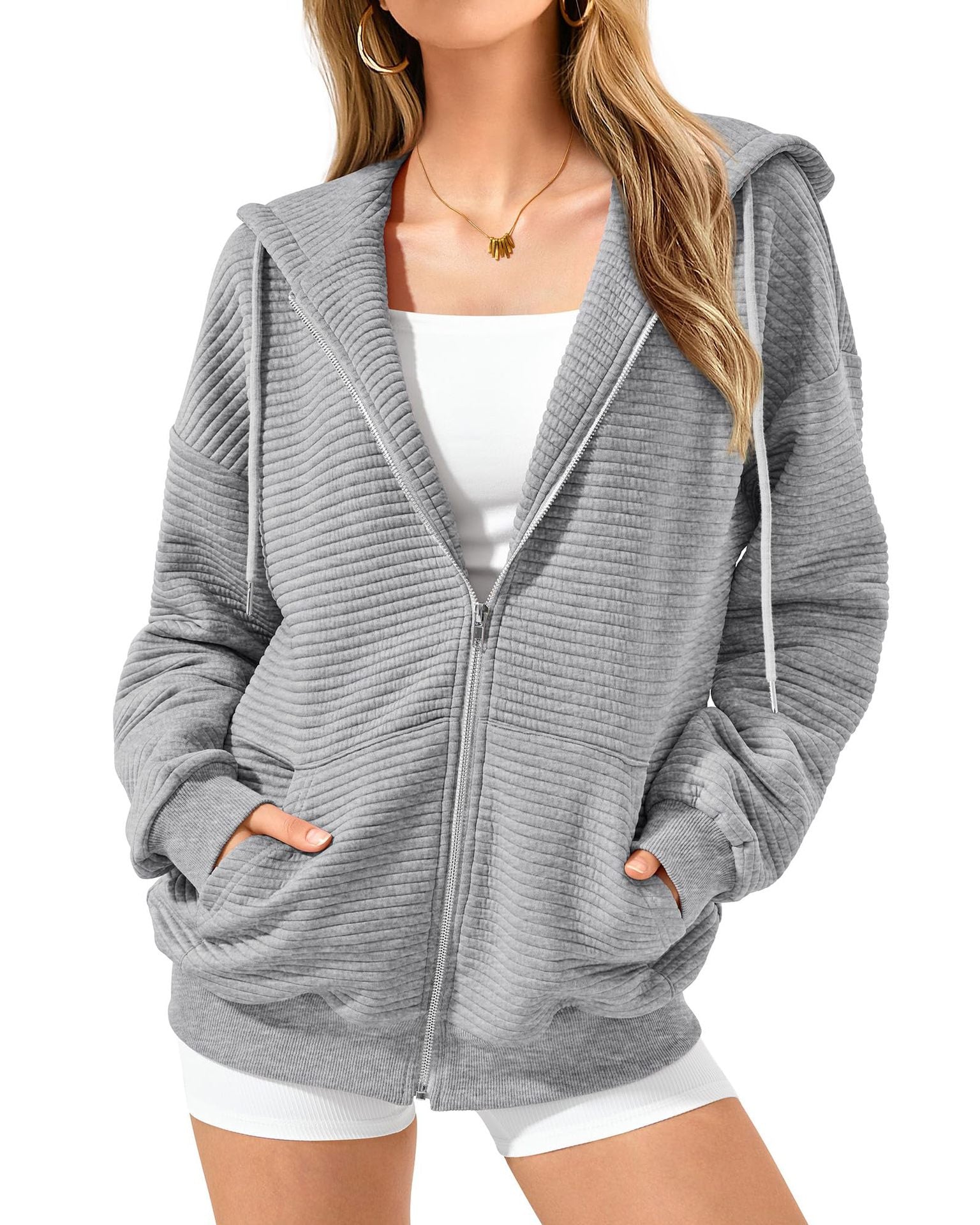 Celine Zip-Up Hoodie