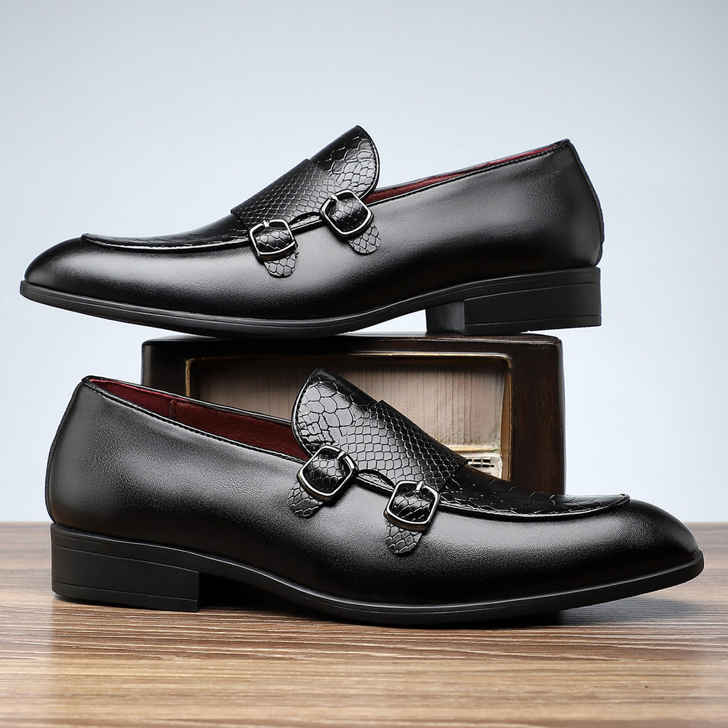 Santoni Double-Strap Loafers