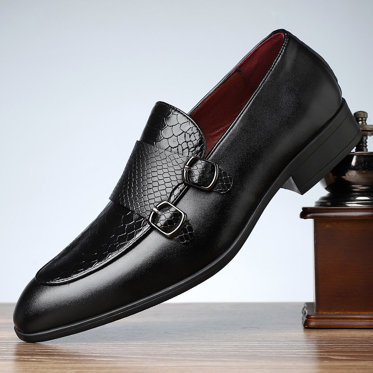 Santoni Double-Strap Loafers