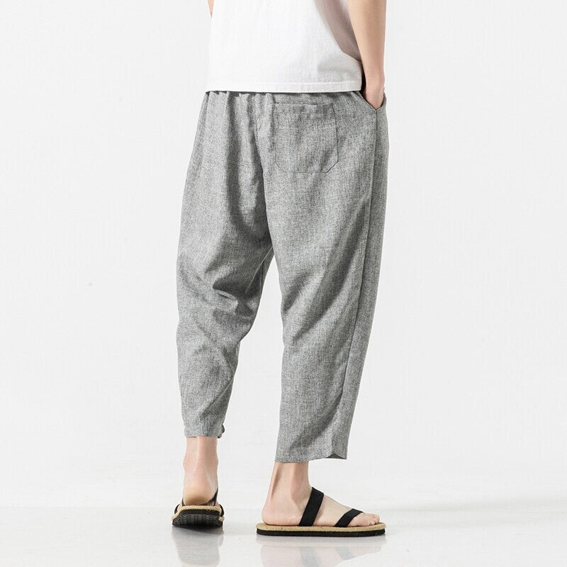 Harbor Linen Cropped Pants