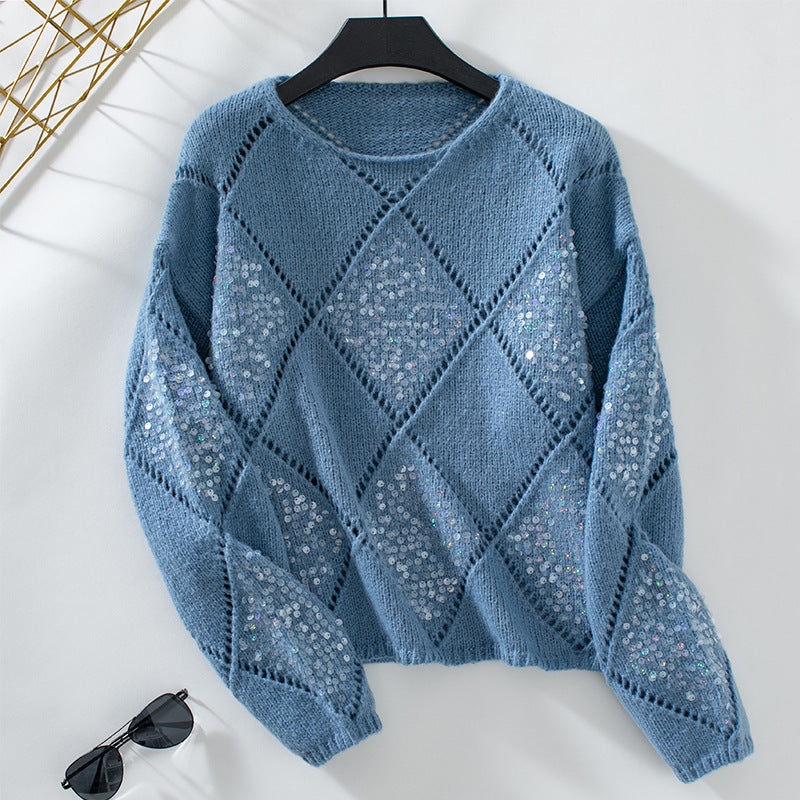 Loria Sequins Glow Sweater