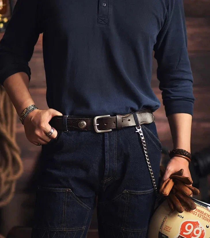 Vicario Genuine Leather Belt