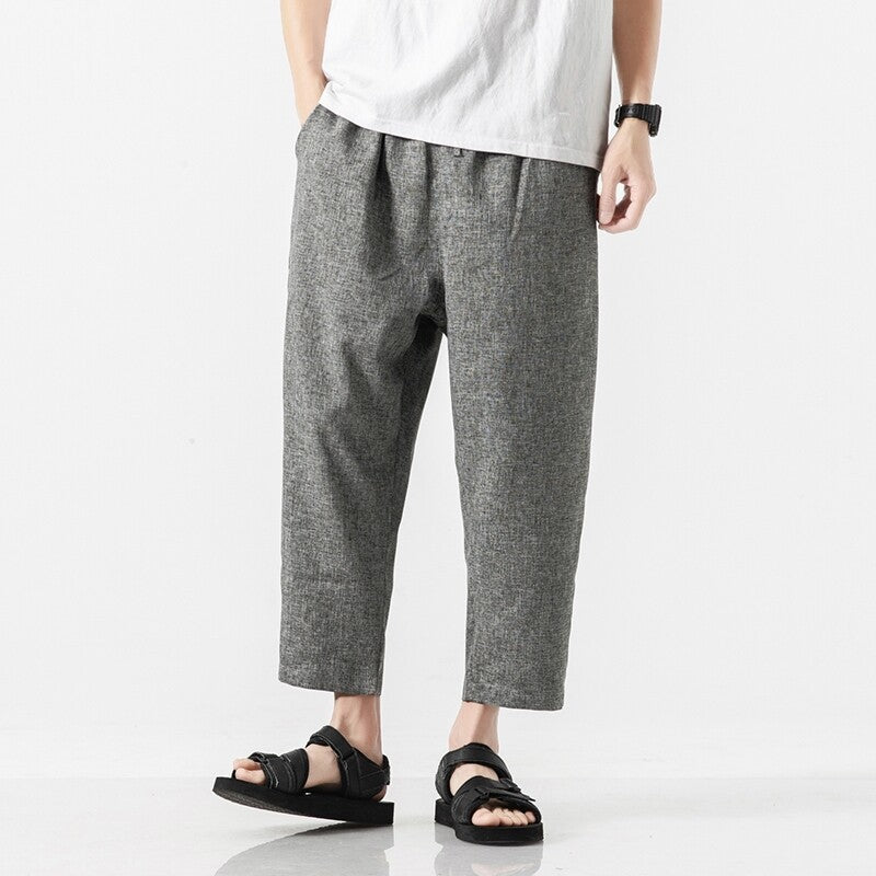 Harbor Linen Cropped Pants