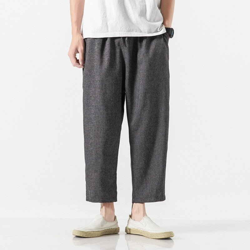 Harbor Linen Cropped Pants