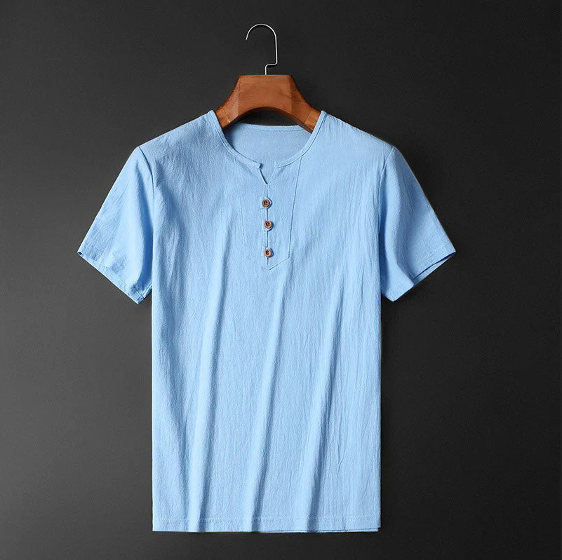 Riley Cotton-Linen Tee