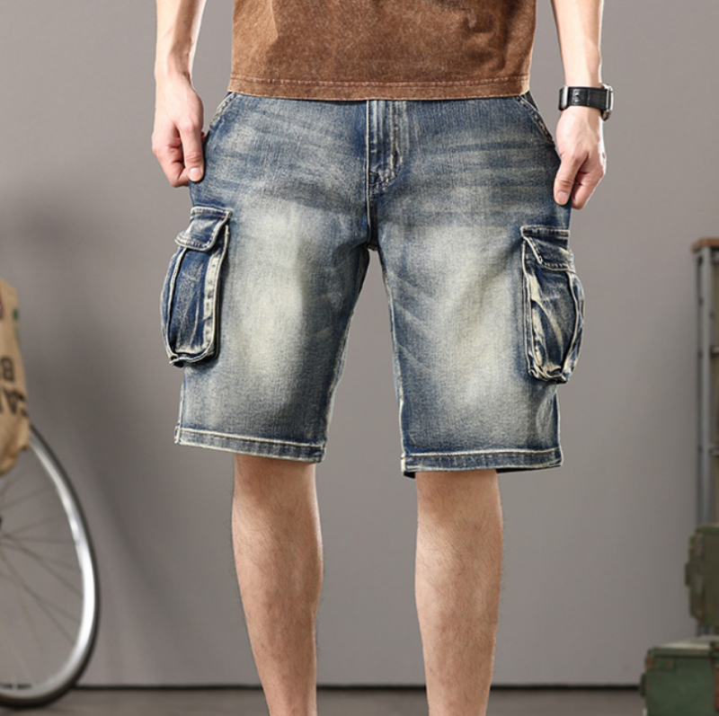 Rugged Stone Washed Shorts