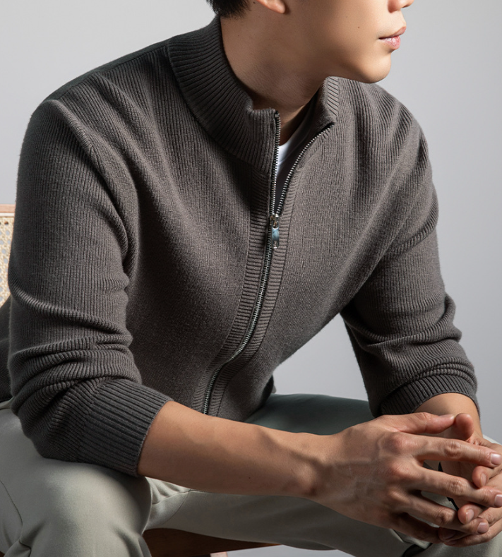 FlexWear ZipUp Sweater